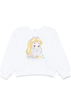 MONNALISA X Disney cartoon-print sweatshirt