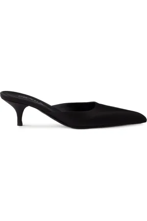 Prada 55mm satin mules