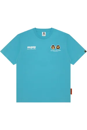 A Bathing Ape Logo-appliqué cotton T-shirt