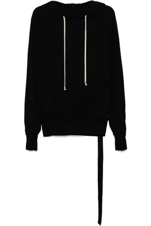 Rick Owens Long sleeve cotton hoodie