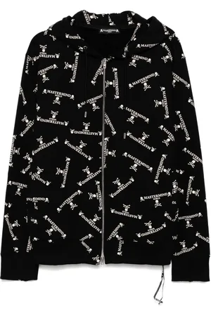 MASTERMIND Monogram zip hoodie