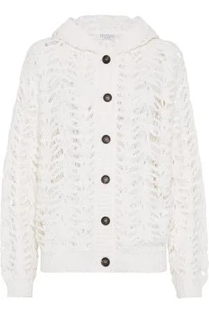 Brunello Cucinelli Foliage-lace cardigan