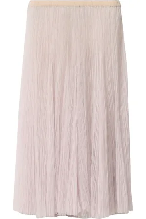 Fabiana Filippi Plissé-effect midi skirt