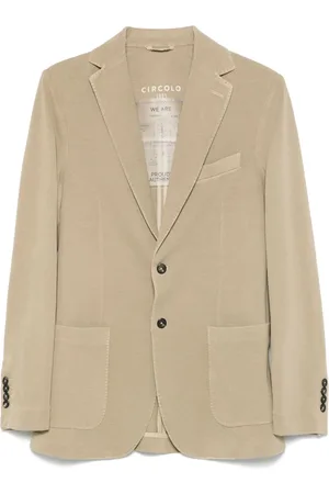 Circolo Waffle-knit blazer