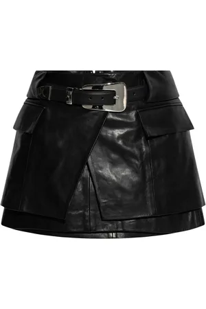 IRO Leather mini skirt