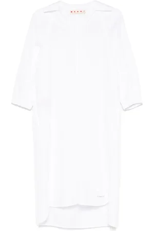 Marni Poplin midi dress