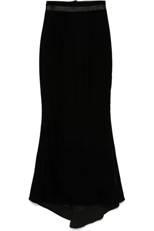 Styland Velvet maxi skirt
