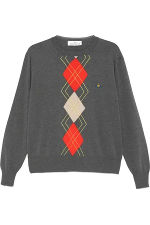 Vivienne Westwood Argyle-pattern round-neck sweater