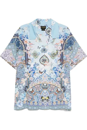 Camilla Short-sleeve camp-collared shirt