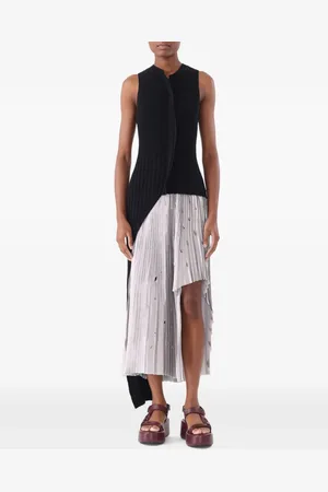 Jason Wu Asymmetric ribbed-knit top
