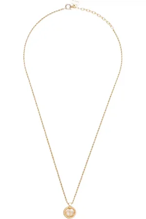 Dior 1990s CD-pendant necklace