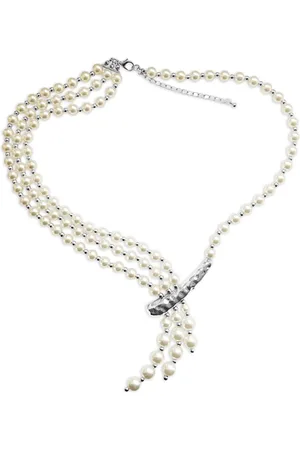 Hzmer Jewelry Pearl-embellished necklace