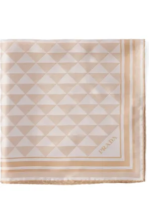Prada Printed silk scarf