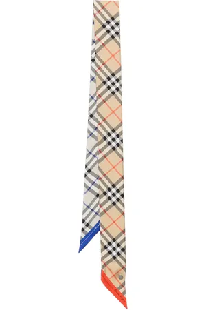 Burberry Checked silk scarf