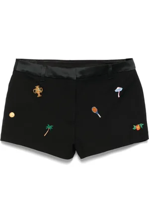 Casablanca Motif-embroidered tailored shorts