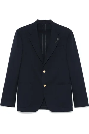 LARDINI Brooch-detail blazer