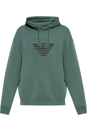 Emporio Armani Logo-embroidered hoodie