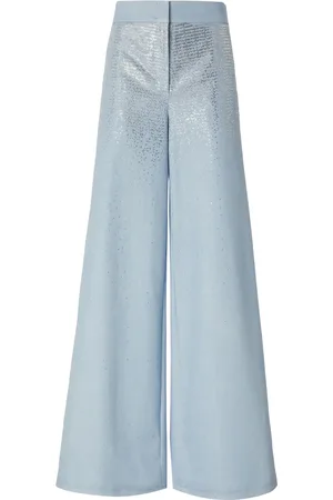 GENNY Rhinestone-embellishment flared jeans