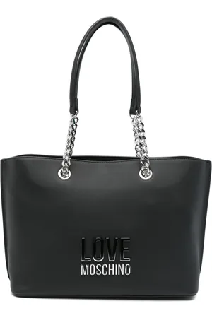 Moschino Logo-plaque tote bag