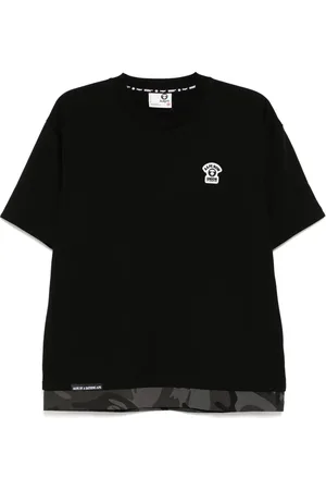 A Bathing Ape Moonface logo T-shirt