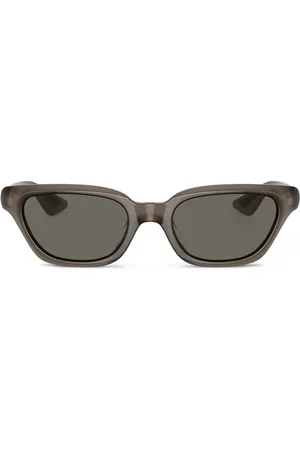 Oliver Peoples X Khaite rectangle-frame sunglasses