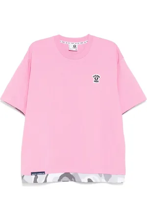 A Bathing Ape Moonface logo T-shirt