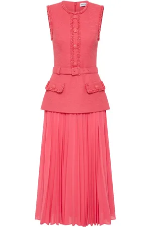Rebecca Vallance Pleated midi dress