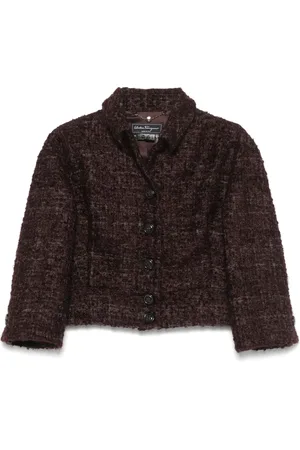 Salvatore Ferragamo 2000s boucleé jacket