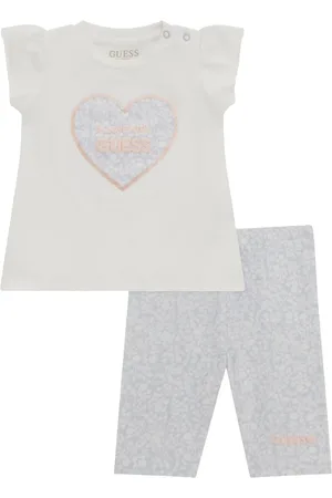 Guess Logo-appliqué trouser set