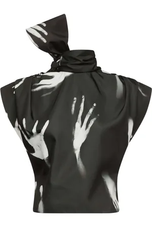 AREA Handprint sleeveless top
