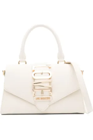 Moschino Logo-plaque tote bag