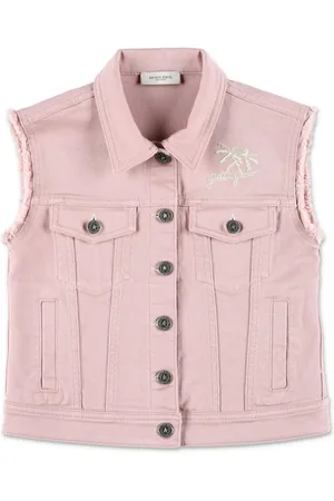 Golden Goose Logo-embroidered denim gilet