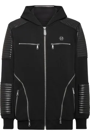 Philipp Plein Zip-up hooded jacket