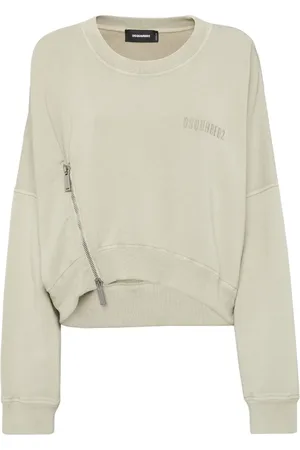 Dsquared2 Logo-embroidered zip-up sweatshirt