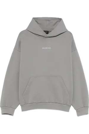 Balenciaga Reflective-logo hoodie
