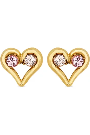 Oscar de la Renta Heart stud earrings