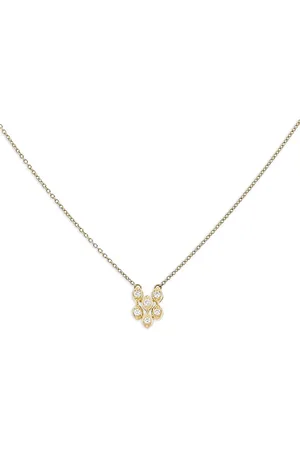 Dior Yellow and diamond necklace