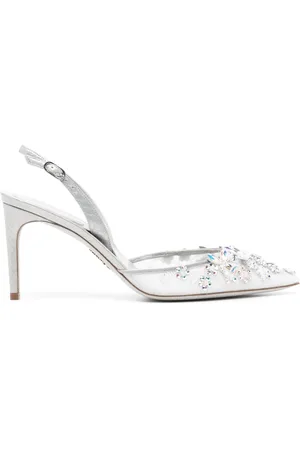 RENE CAOVILLA Crystal embellishment pumps