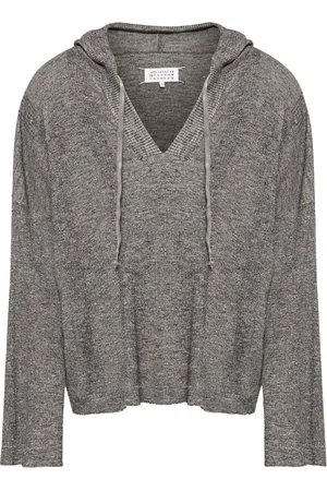 Maison Margiela V-neck knitted hoodie