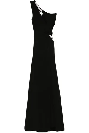 NISSA Crystal-embellished gown