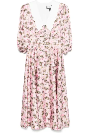 NISSA Floral midi dress