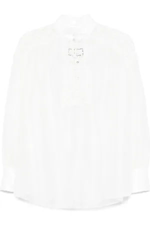 NISSA Lace-detailed blouse
