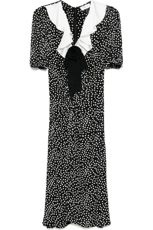 NISSA Polka-dot maxi dress