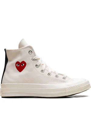 Converse X Comme des Garçons PLAY Chuck 70 "Cream" sneakers