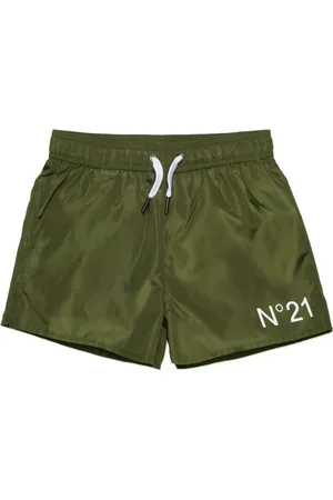 Nº21 Logo-print swim shorts