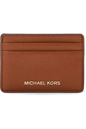 Michael Kors Grained-leather card holder