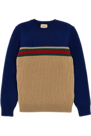Gucci Web-detailing wool jumper
