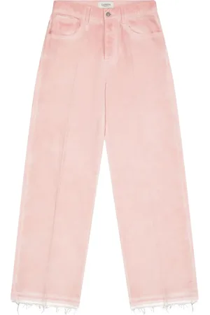 LANEUS Raw-cut jeans