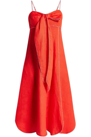 Farm Rio Linen midi dress