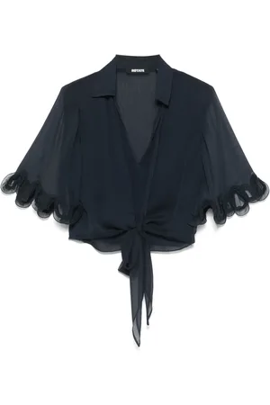 ROTATE Chiffon tied top